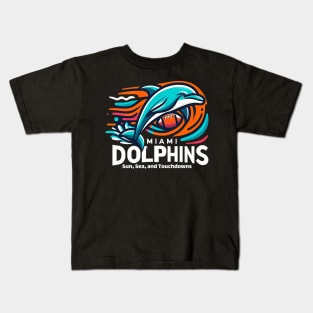 miami dolphins touchdowns Kids T-Shirt